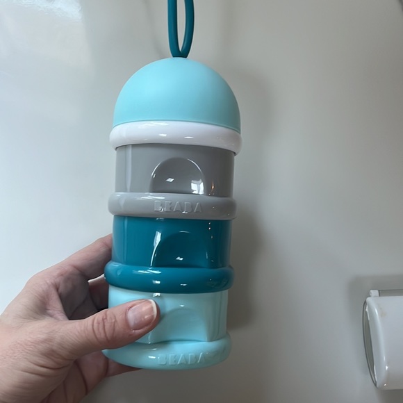 Baby travel utensils with case and formula/ snack dispenser - Picture 5 of 7